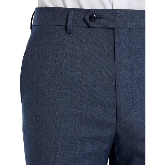 Michael Kors Men's Light Blue Wool Stretch Classic-Fit Suit Pants Size 44W 30L - Picture 4 of 5